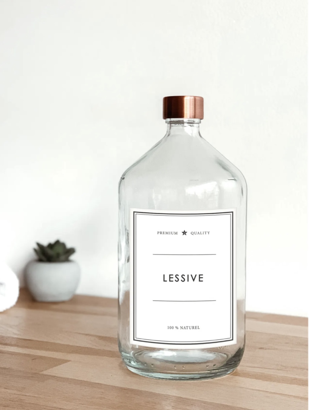 LESSIVE – bouteille en verre 1000 ml